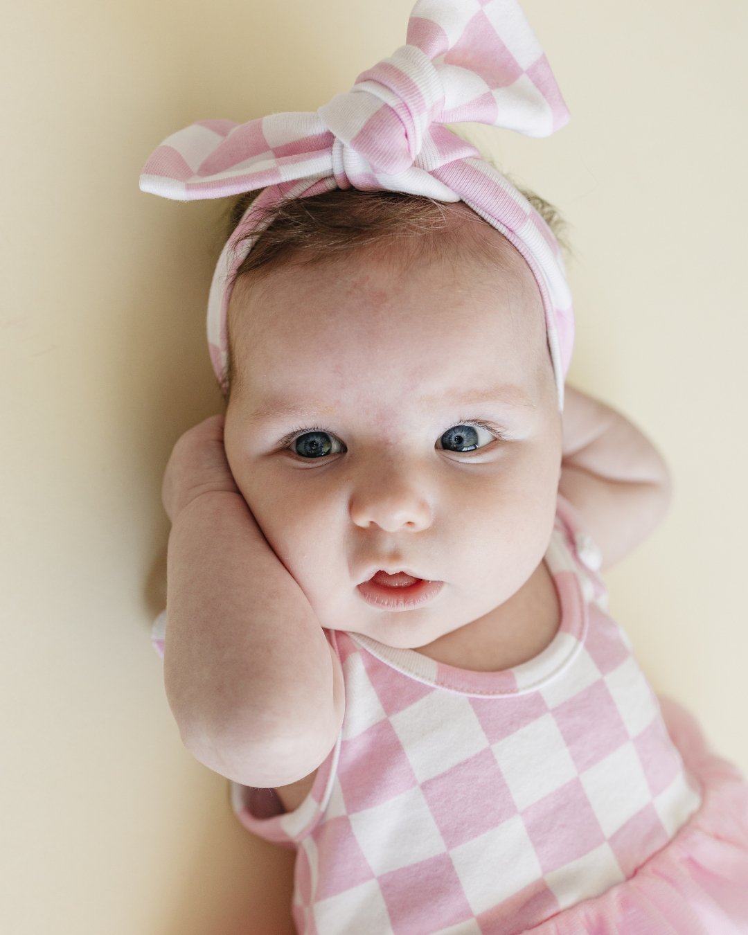 Tutu Romper | Checkered Pink - Mack & Harvie