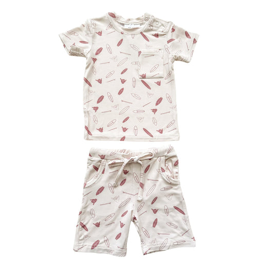 Two - Piece Short Set - Surf - Mack & Harvie