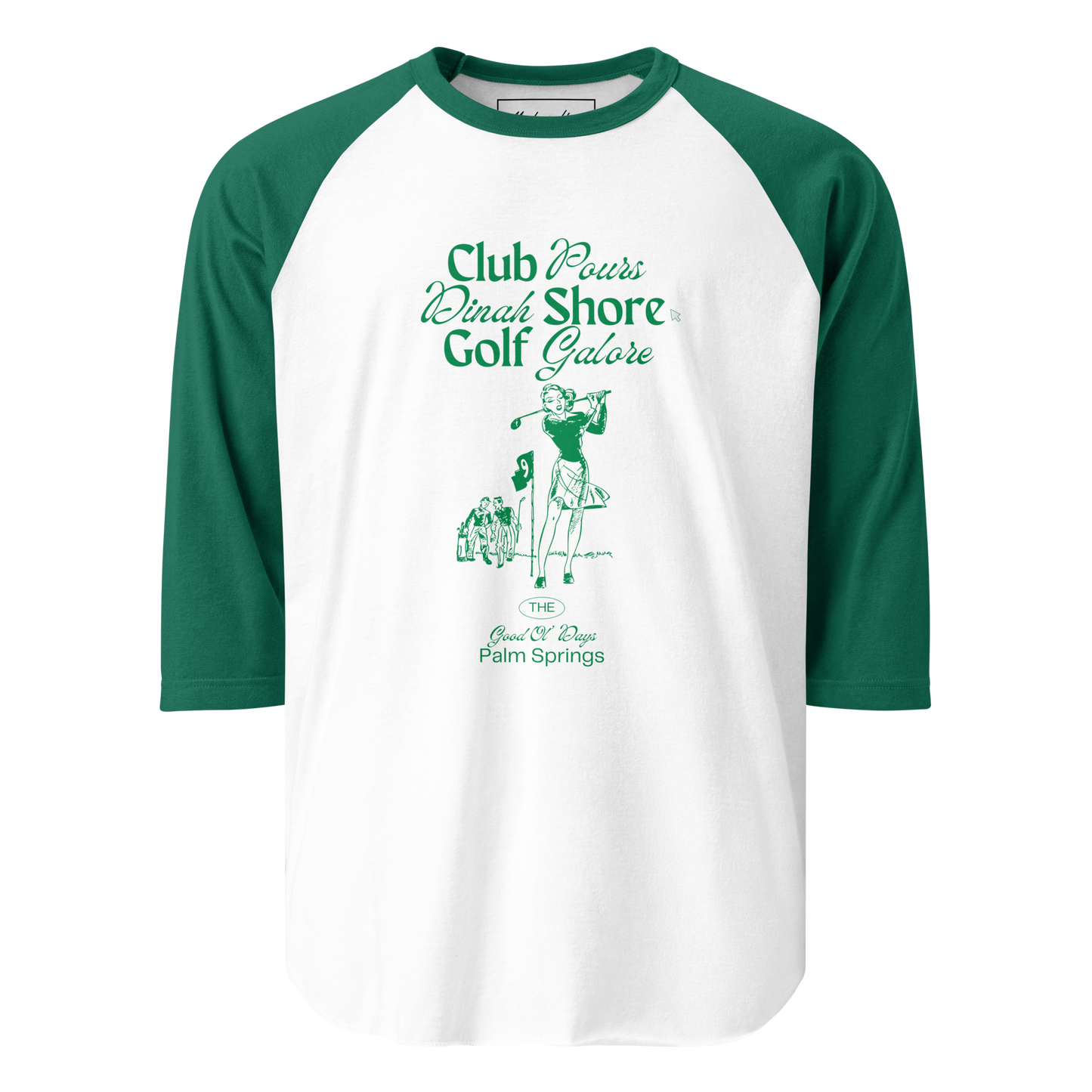 Palm Springs 3/4 Sleeve Raglan Shirt
