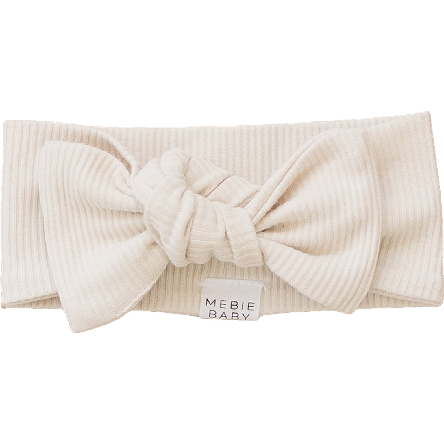 Vanilla Organic Cotton Ribbed Head Wrap - Mack & Harvie