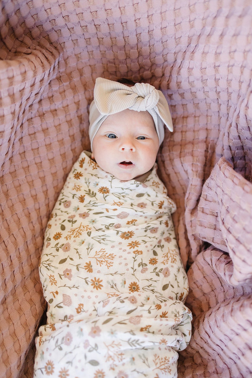 Vanilla Organic Cotton Ribbed Head Wrap - Mack & Harvie