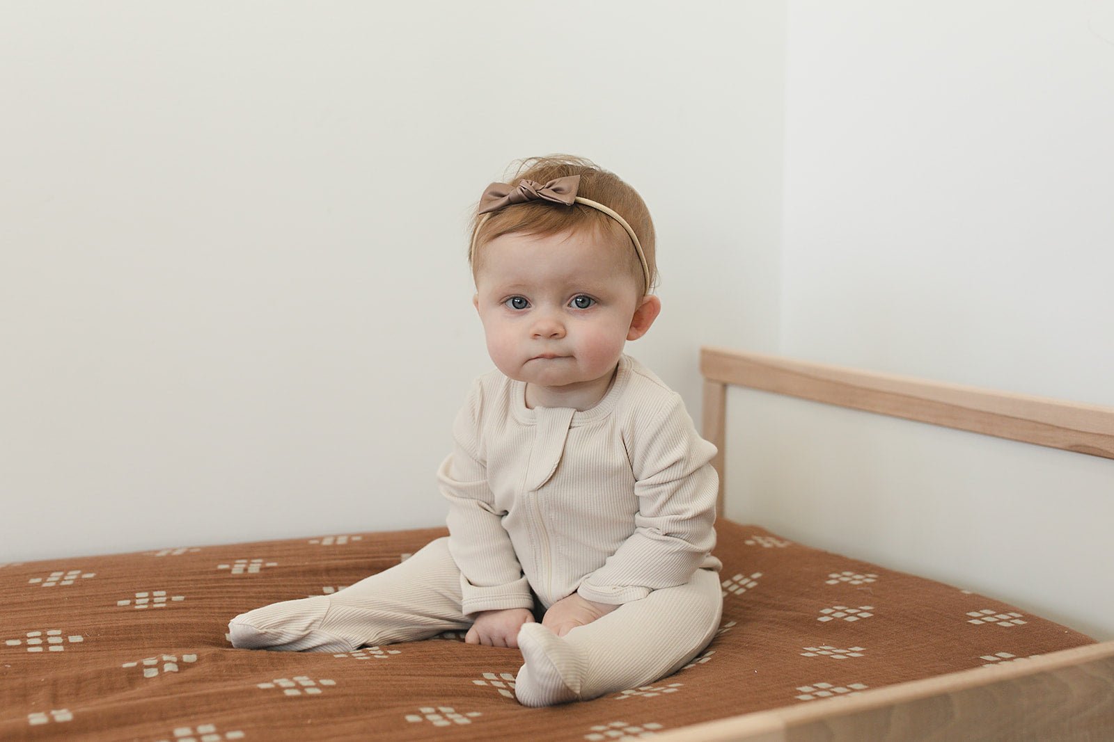 Vanilla Organic Cotton Ribbed Zipper - Mack & Harvie