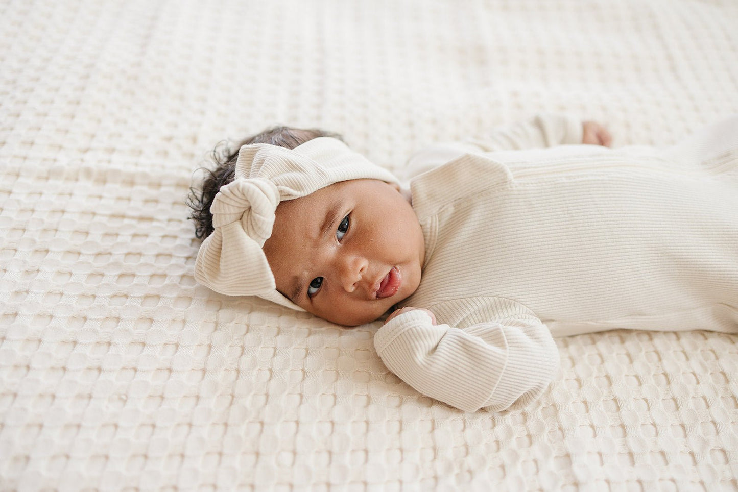 Vanilla Organic Cotton Ribbed Zipper - Mack & Harvie