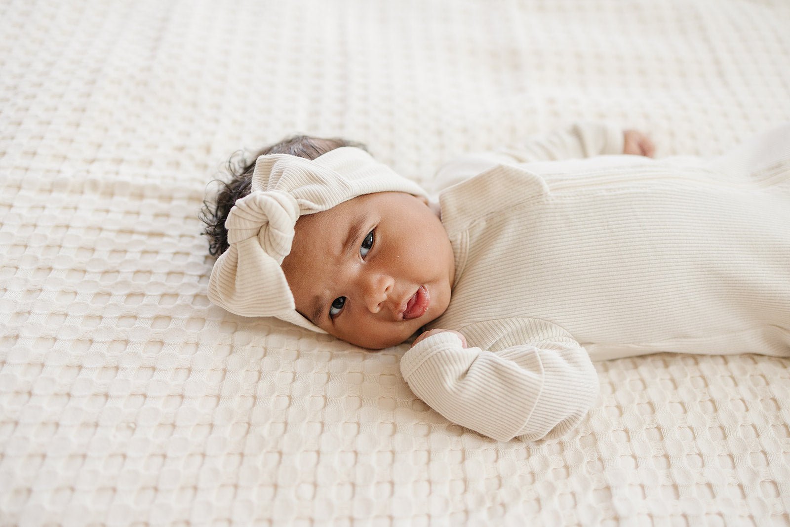 Vanilla Organic Cotton Ribbed Zipper - Mack & Harvie