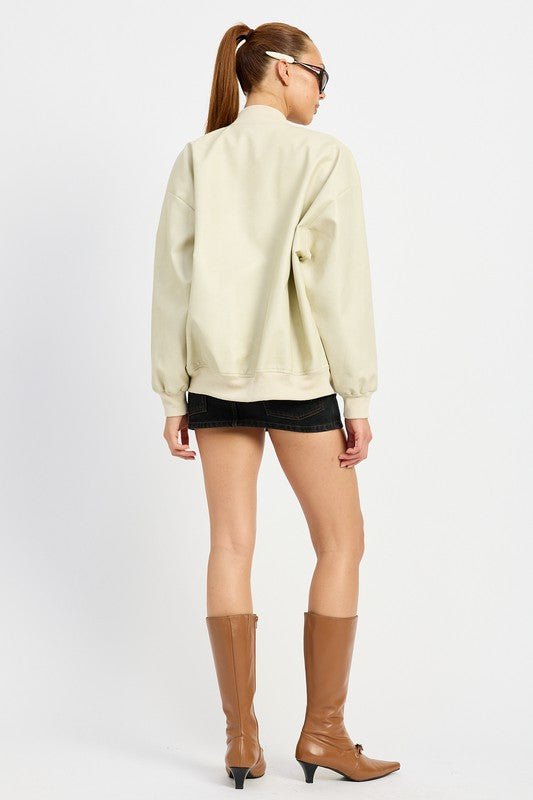 VINTAGE LEATHER BOMBER JACKET - Mack & Harvie