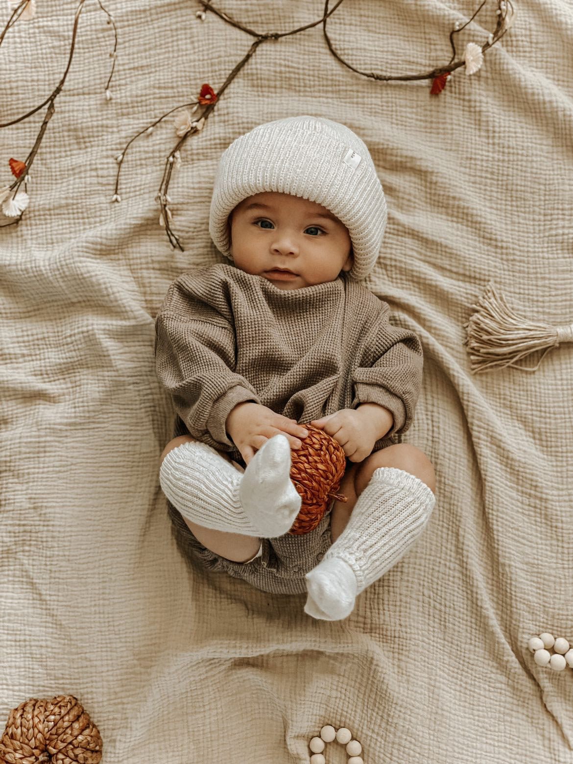 Waffle Bubble Onesie - Mack & Harvie