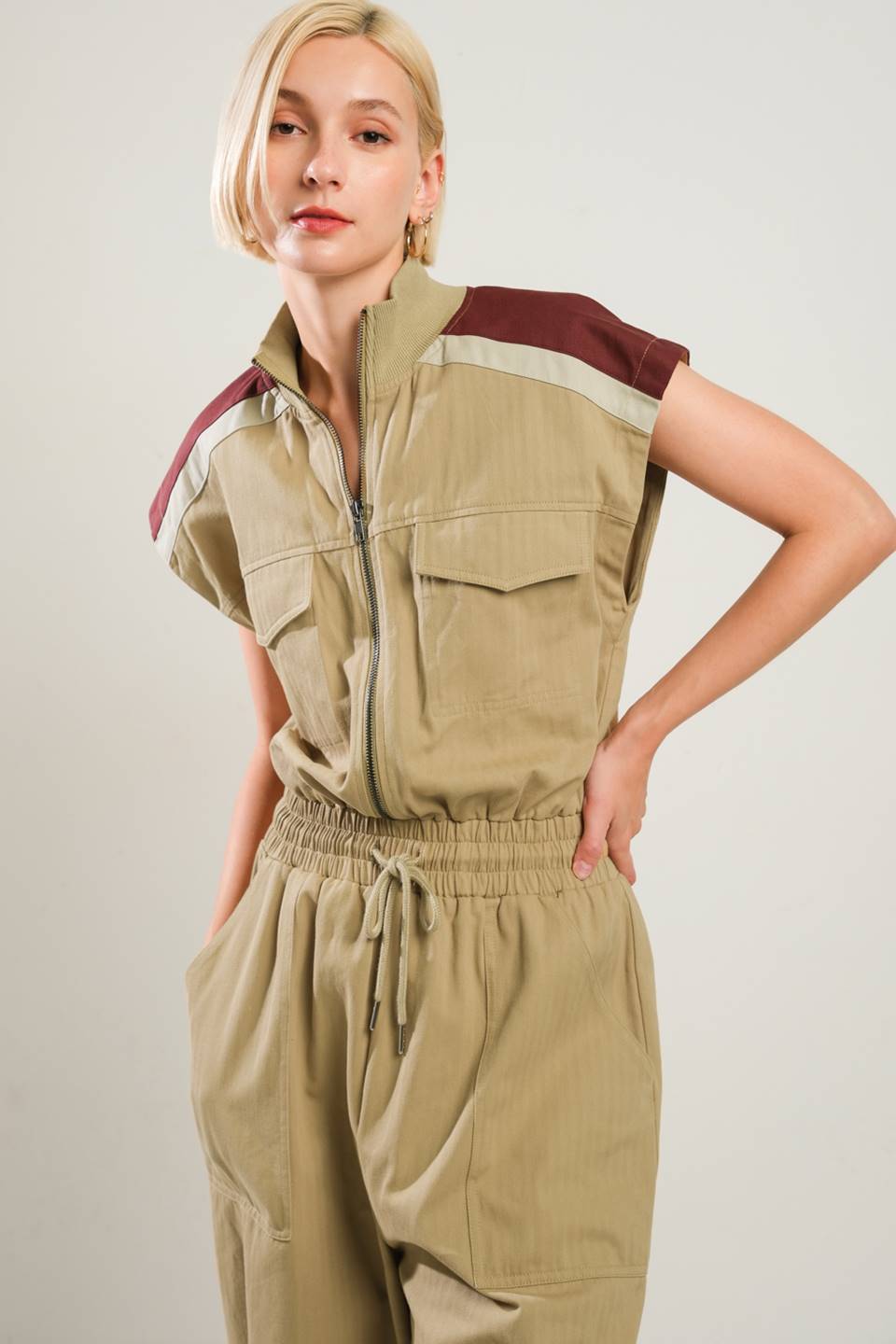 WAVE OF ELEGANCE WOVEN JUMPSUIT - Mack & Harvie