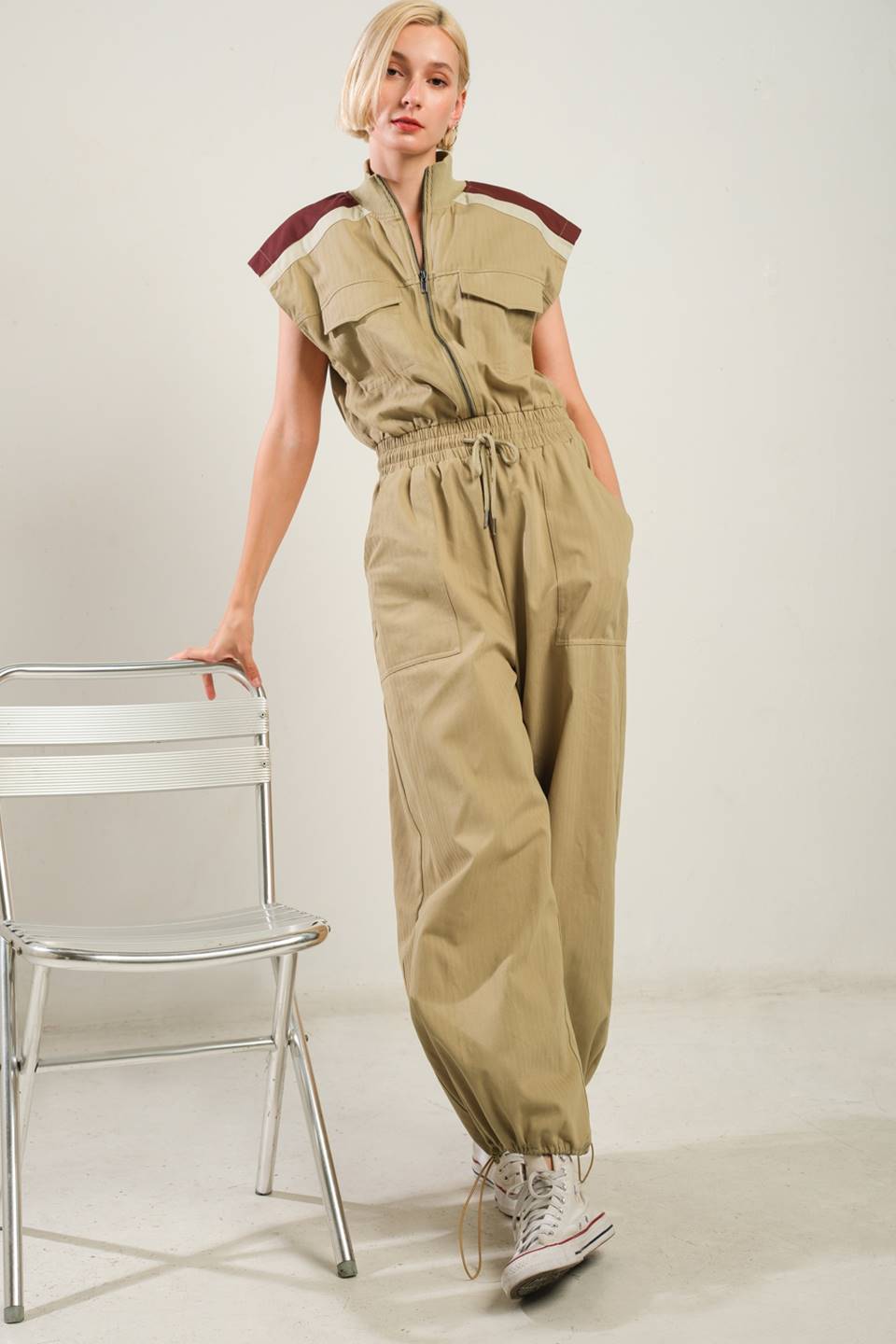 WAVE OF ELEGANCE WOVEN JUMPSUIT - Mack & Harvie