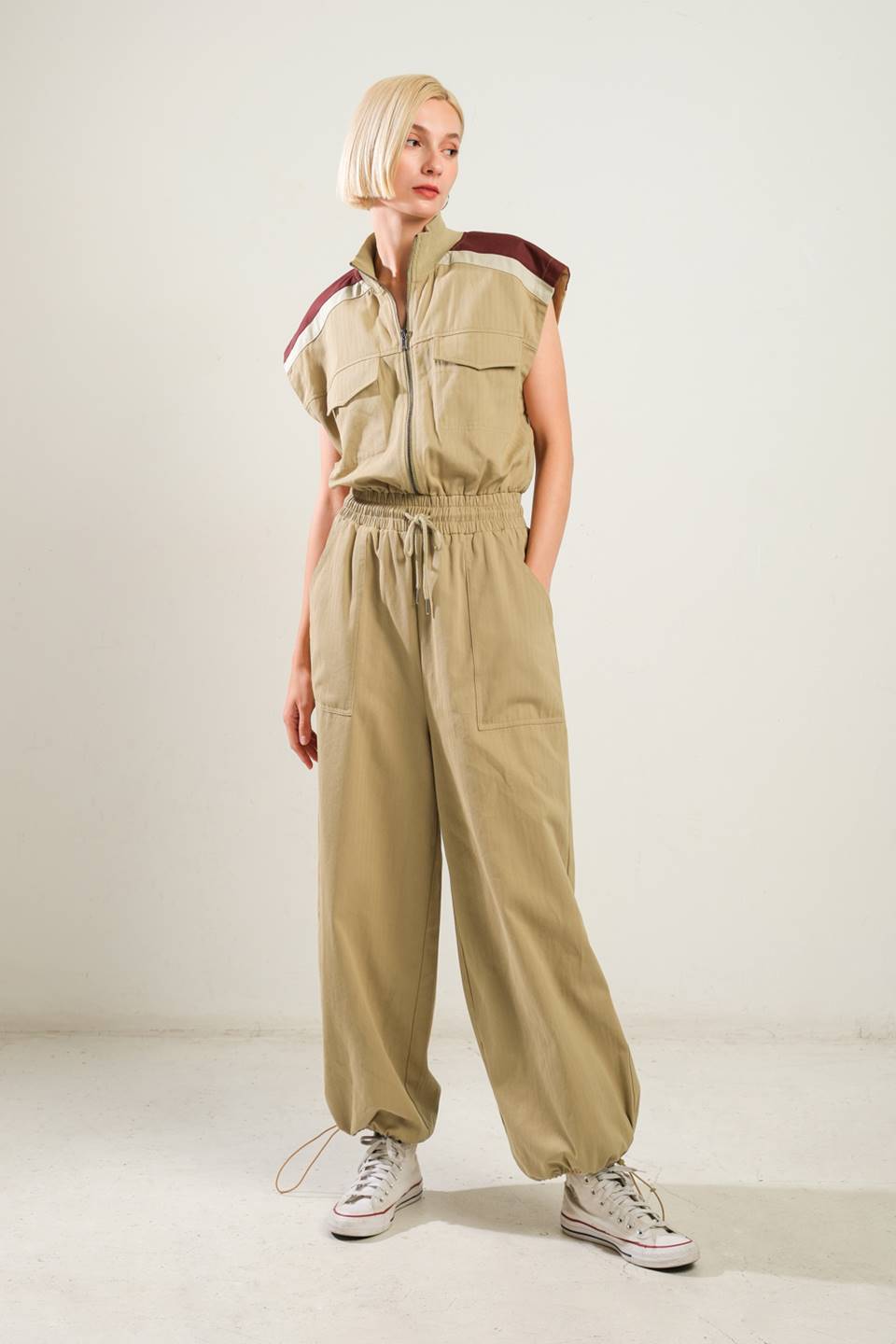 WAVE OF ELEGANCE WOVEN JUMPSUIT - Mack & Harvie