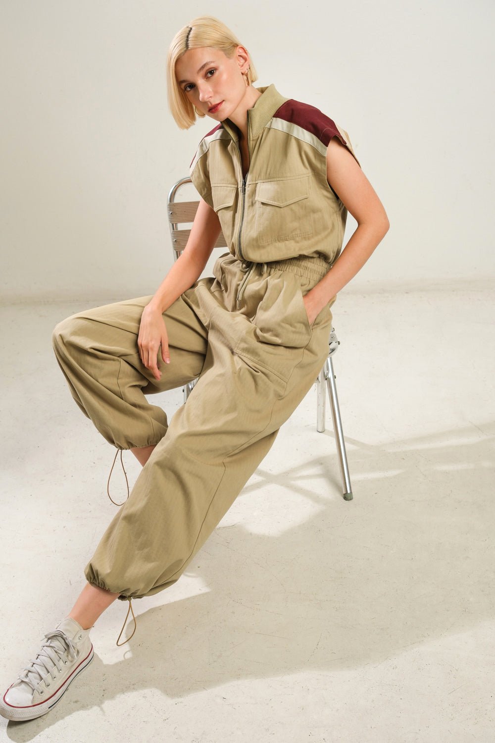WAVE OF ELEGANCE WOVEN JUMPSUIT - Mack & Harvie