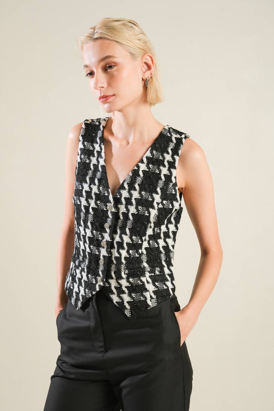 WHEN I'M WITH YOU TWEED VEST - Mack & Harvie