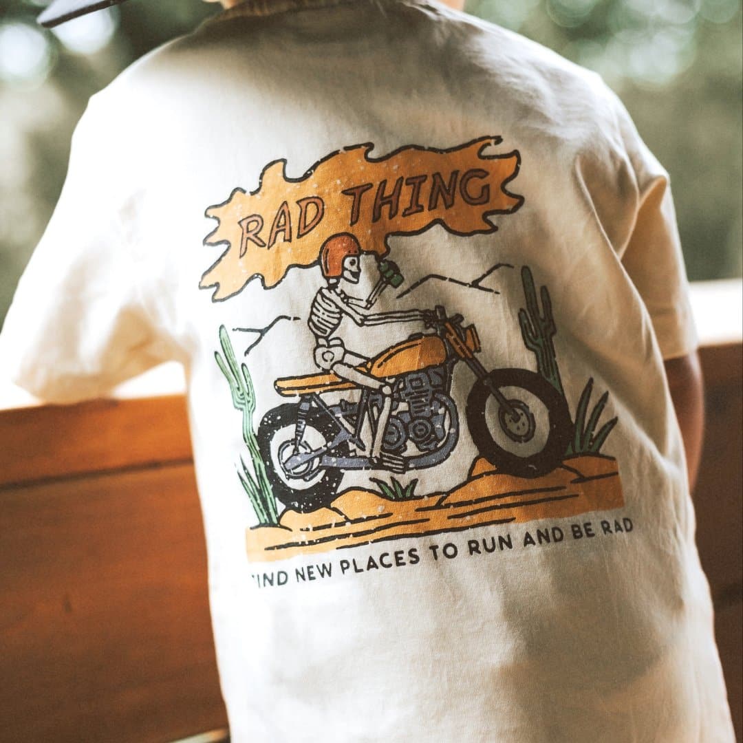 WHERE THE RAD THINGS ARE™ TEE - GOLDEN YELLOW - Mack & Harvie