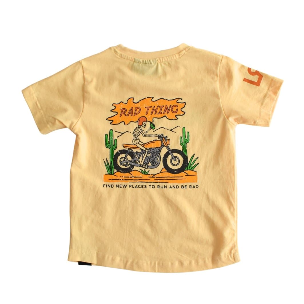 WHERE THE RAD THINGS ARE™ TEE - GOLDEN YELLOW - Mack & Harvie