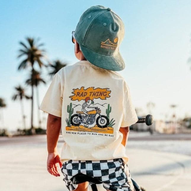 WHERE THE RAD THINGS ARE™ TEE - GOLDEN YELLOW - Mack & Harvie