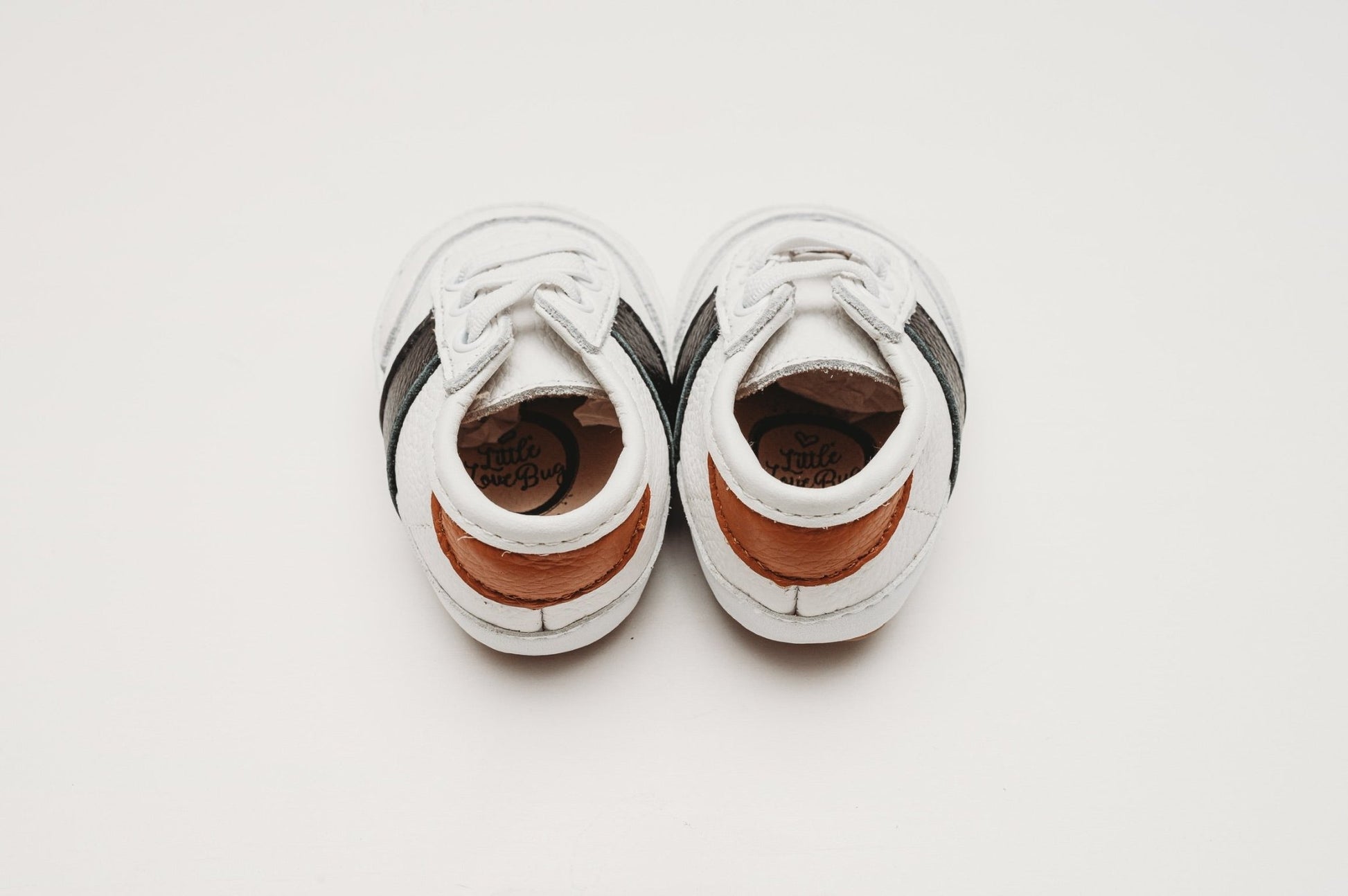 White and Black Love Bug Sneaker - Mack & Harvie