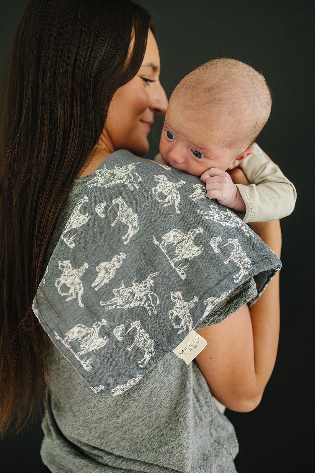Wild West Muslin Burp Cloth - Mack & Harvie