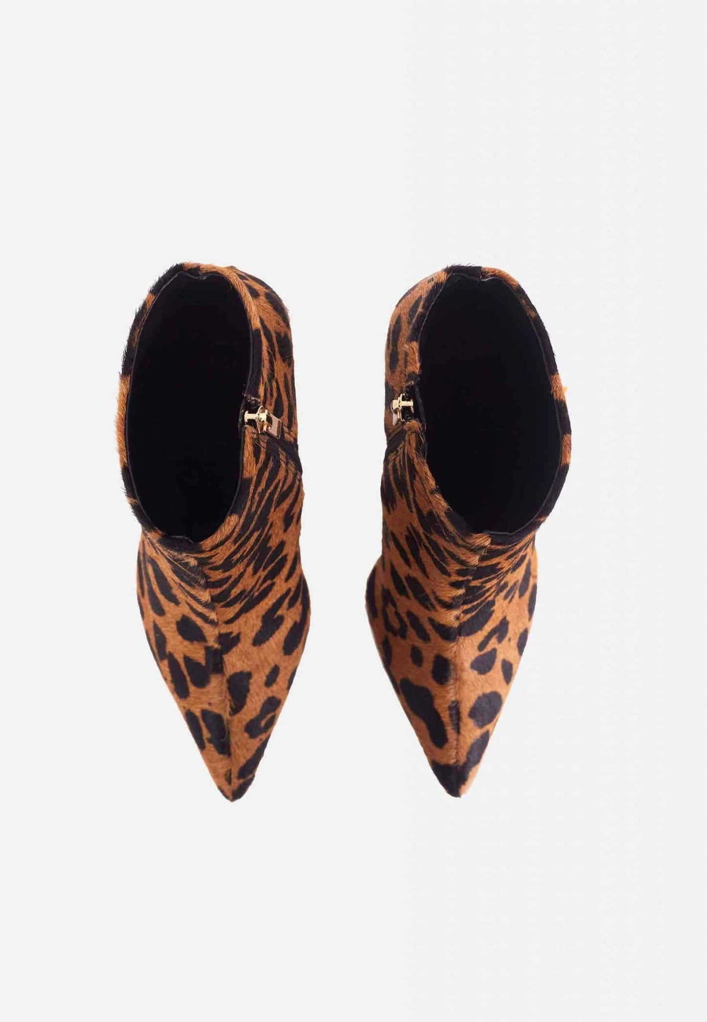 Brown Animal Print Boots