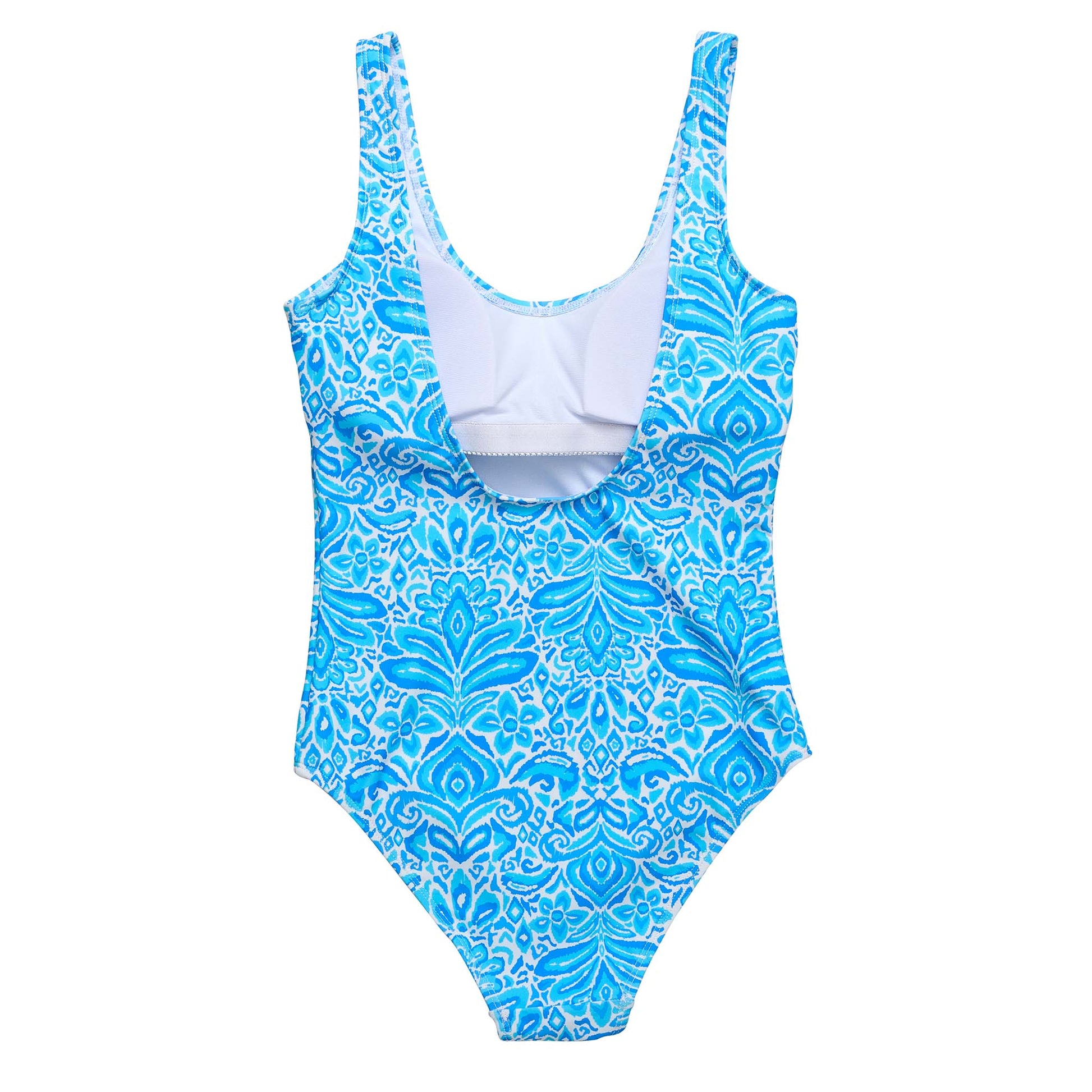 Womens Santorini Blue Swimsuit - Mack & Harvie