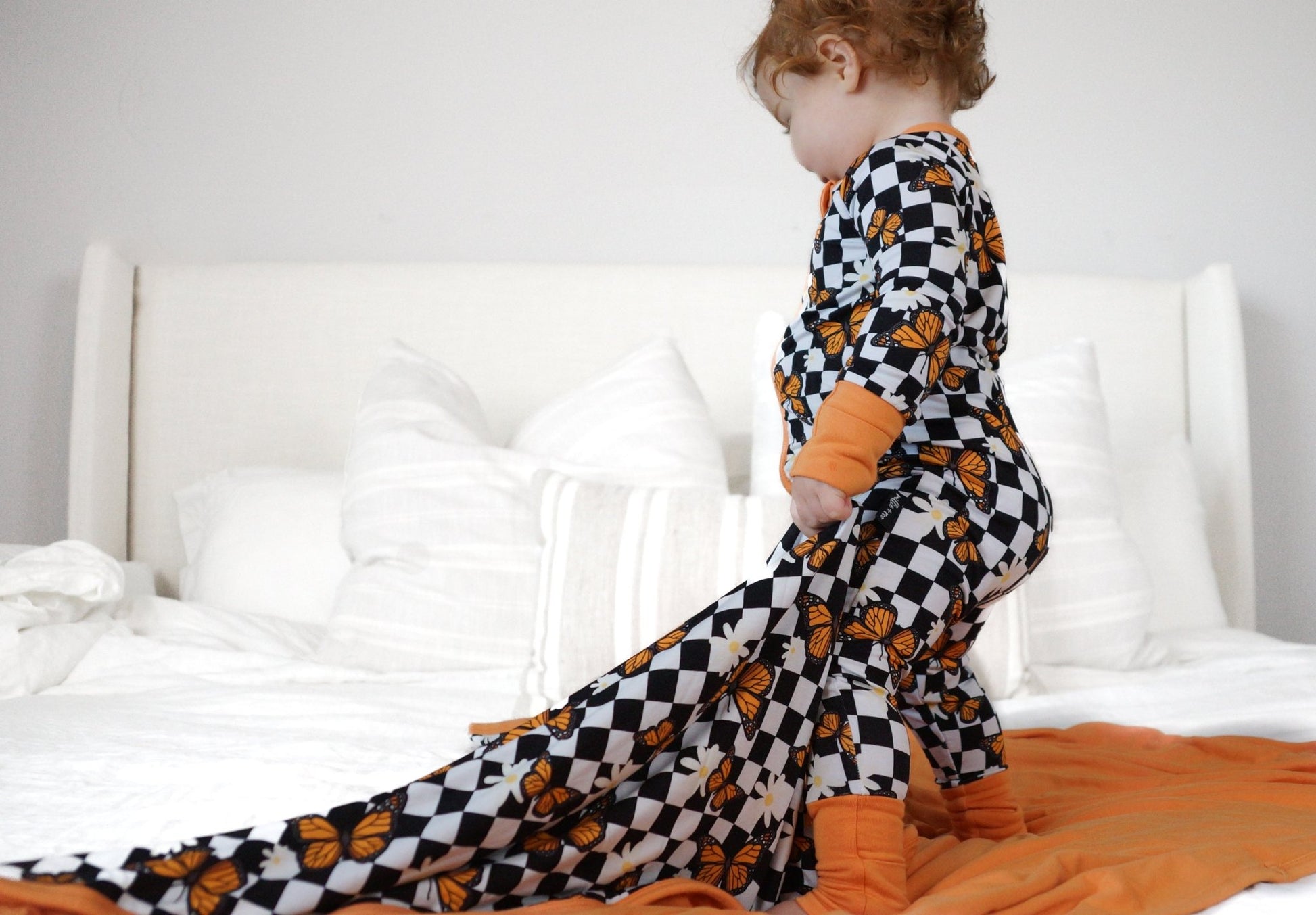ZIP ROMPER - Butterflies - Mack & Harvie