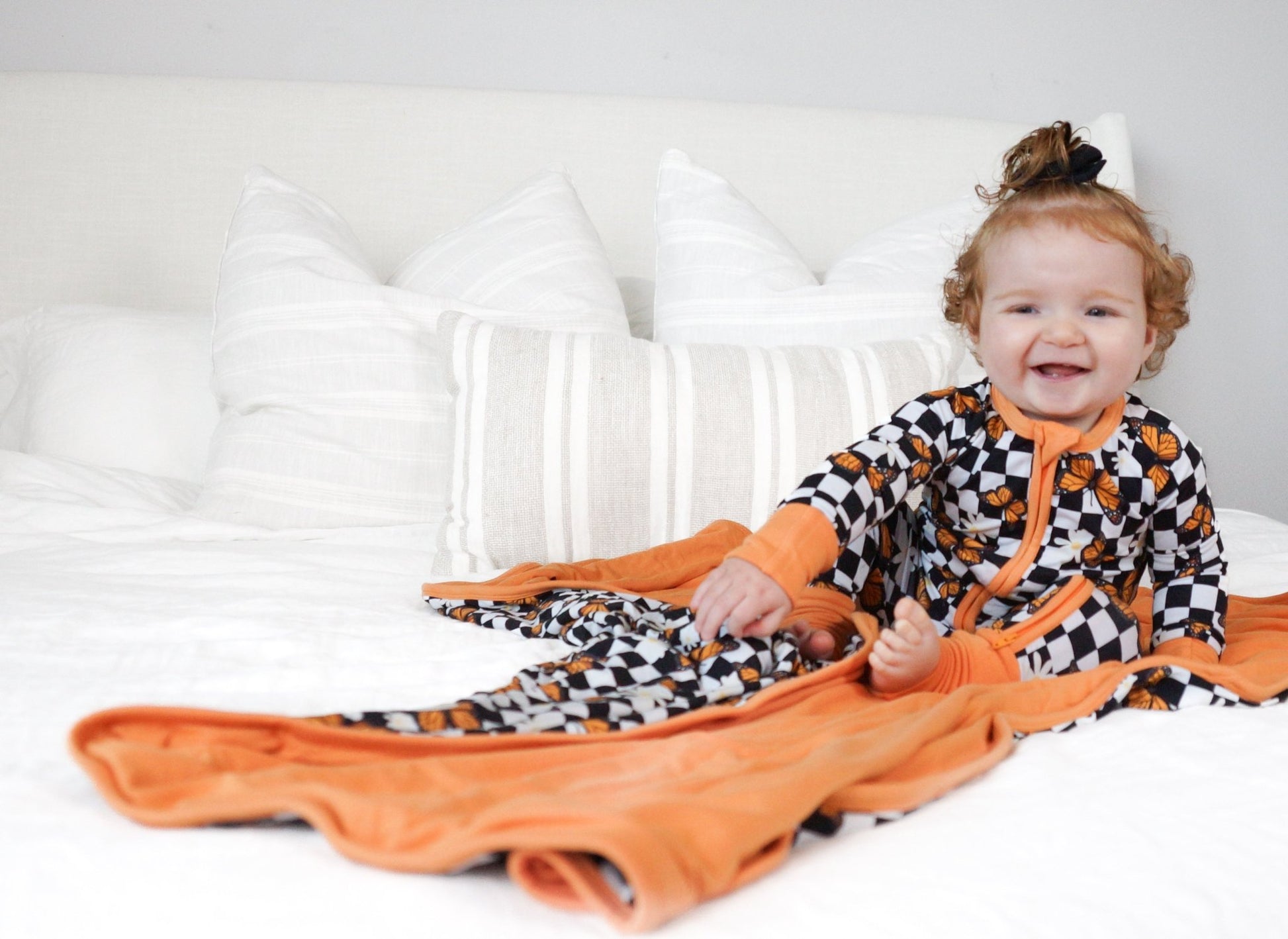 ZIP ROMPER - Butterflies - Mack & Harvie