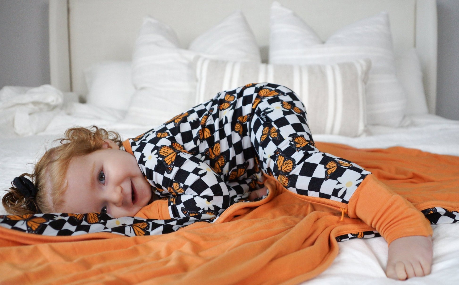 ZIP ROMPER - Butterflies - Mack & Harvie