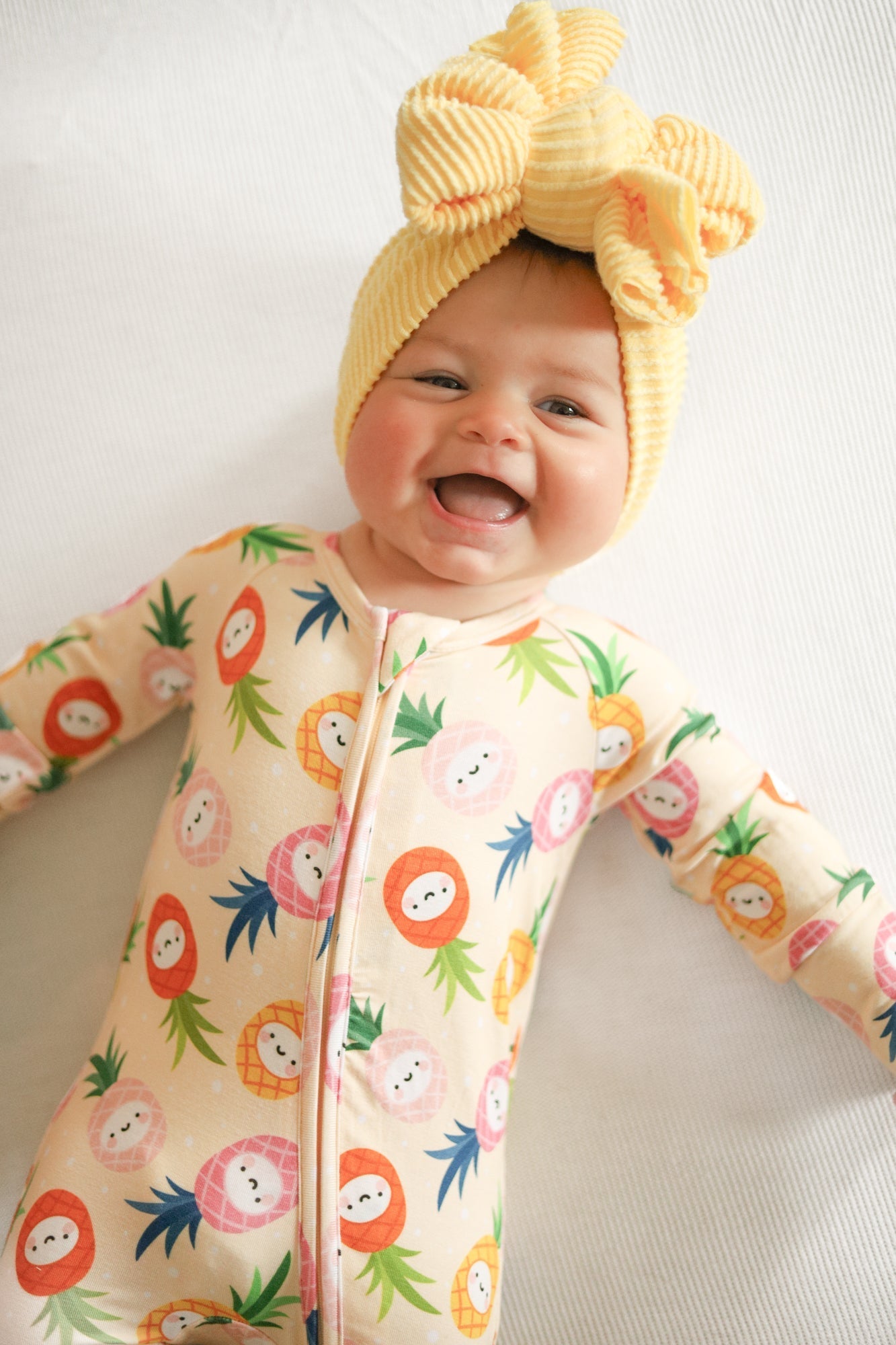 ZIP ROMPER - Kawaii Pineapple - Mack & Harvie
