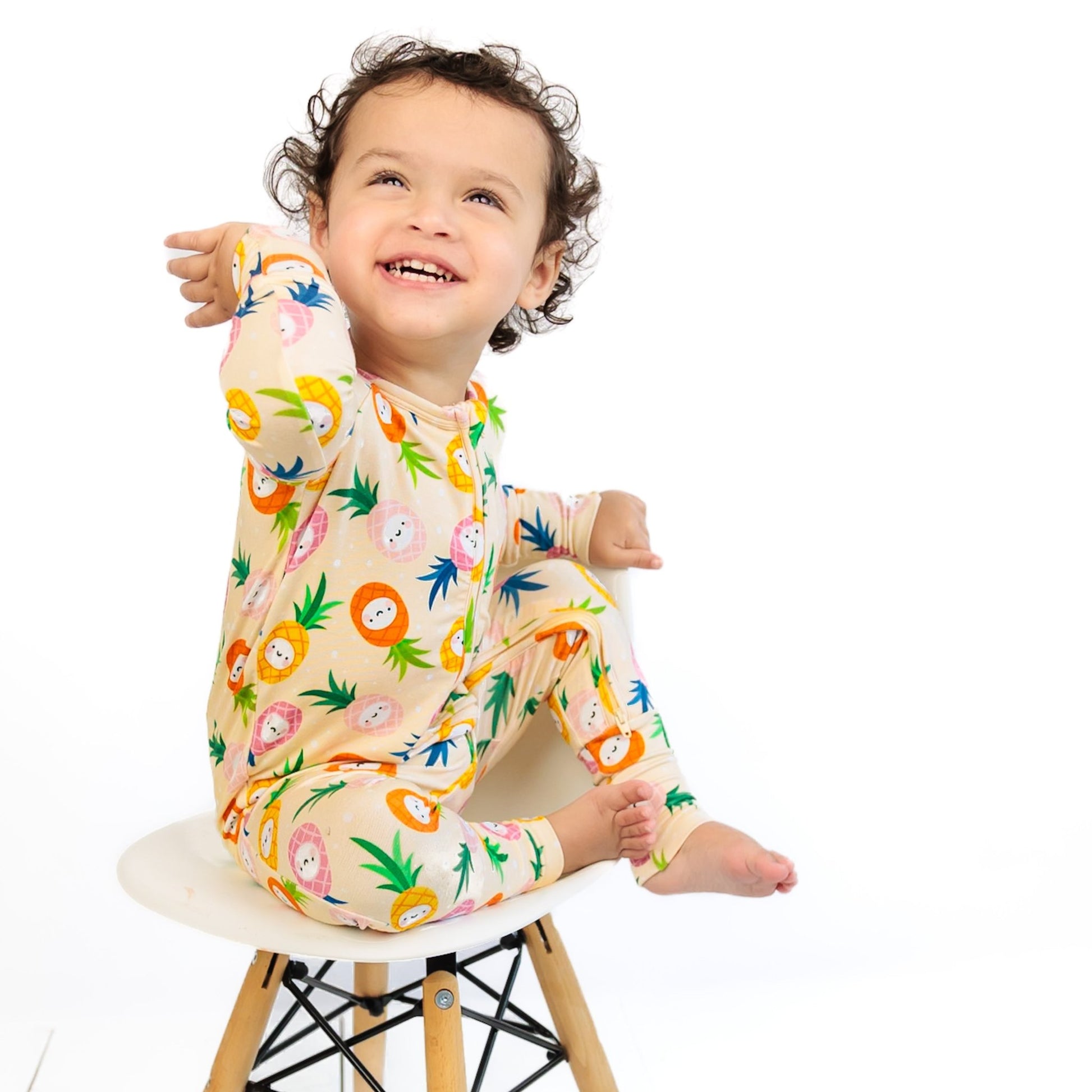ZIP ROMPER - Kawaii Pineapple - Mack & Harvie