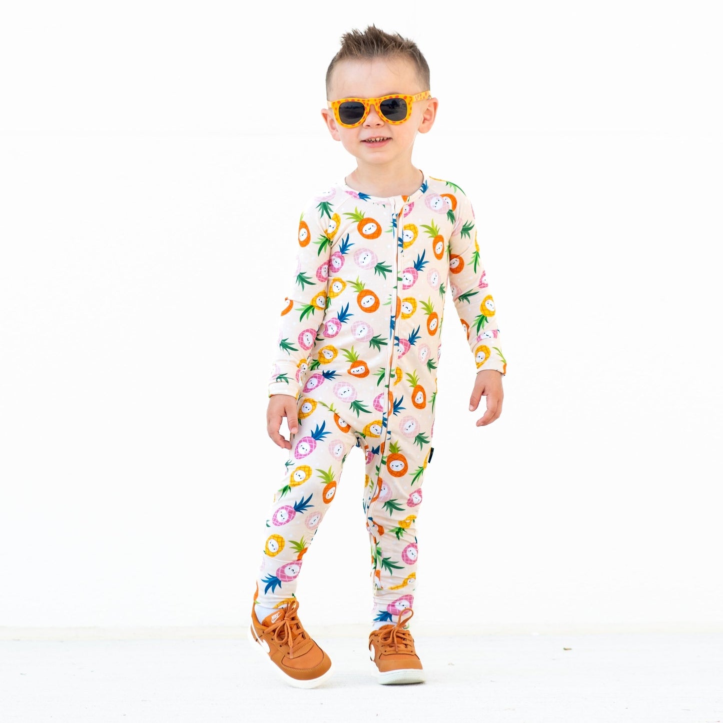ZIP ROMPER - Kawaii Pineapple - Mack & Harvie