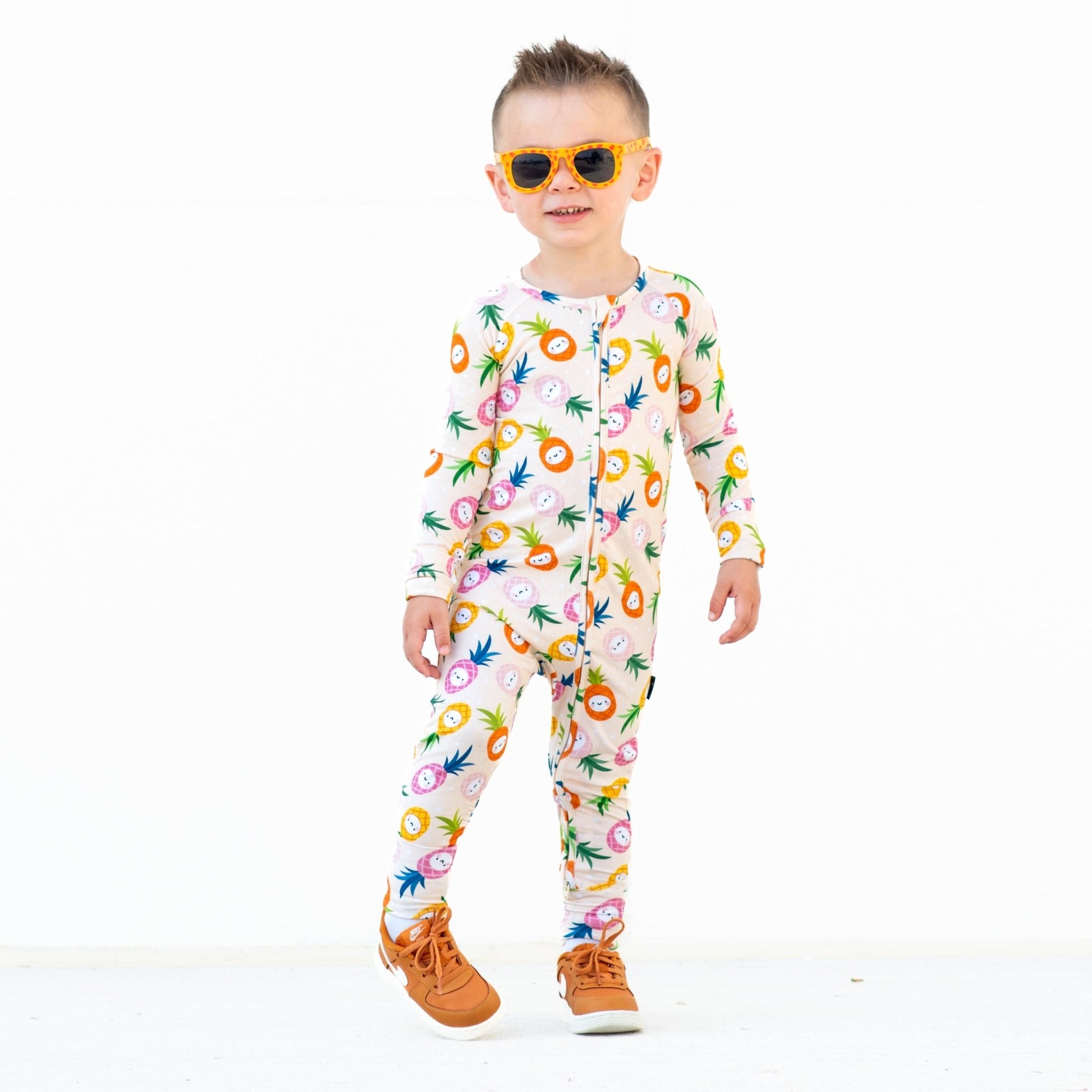 ZIP ROMPER - Kawaii Pineapple - Mack & Harvie