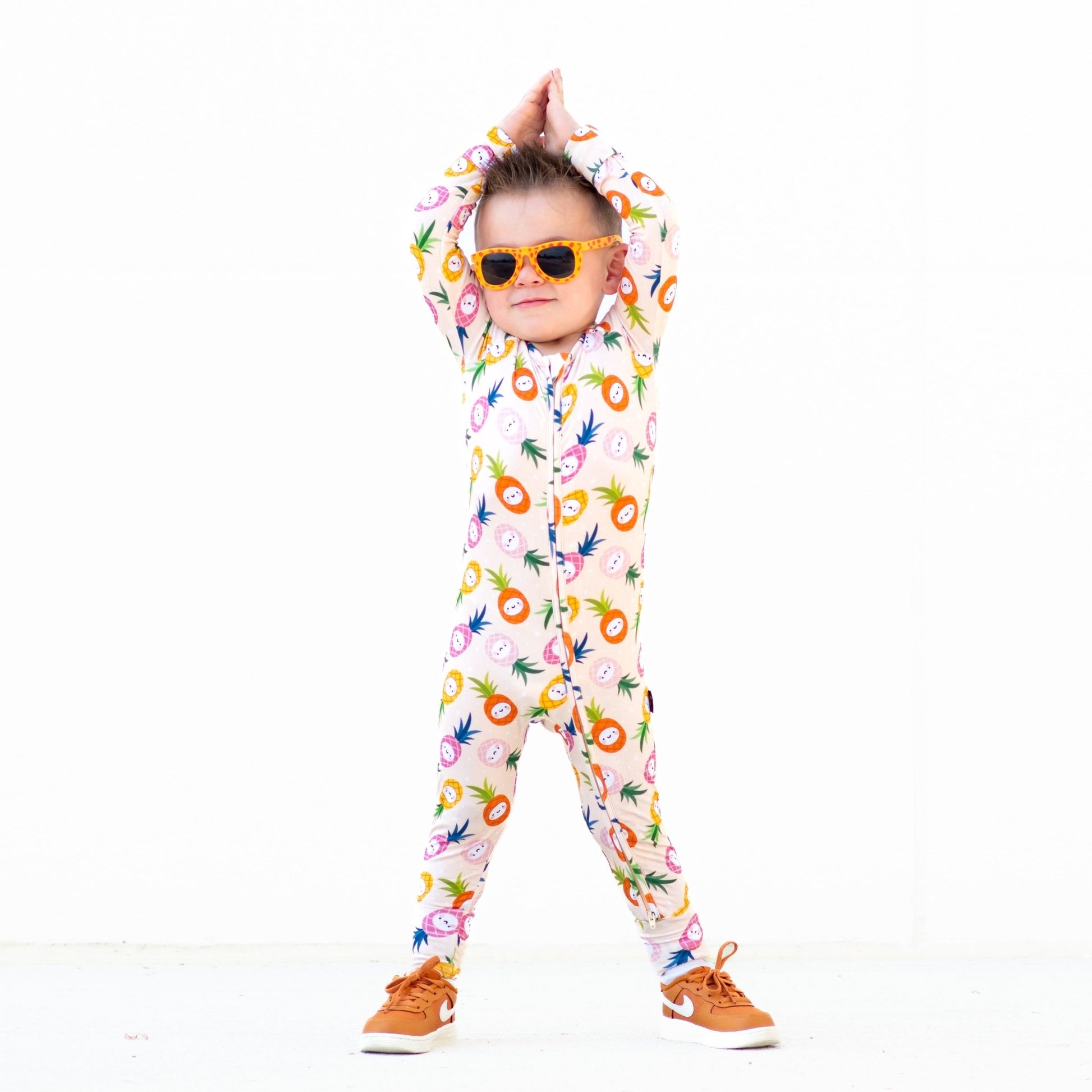 ZIP ROMPER - Kawaii Pineapple - Mack & Harvie