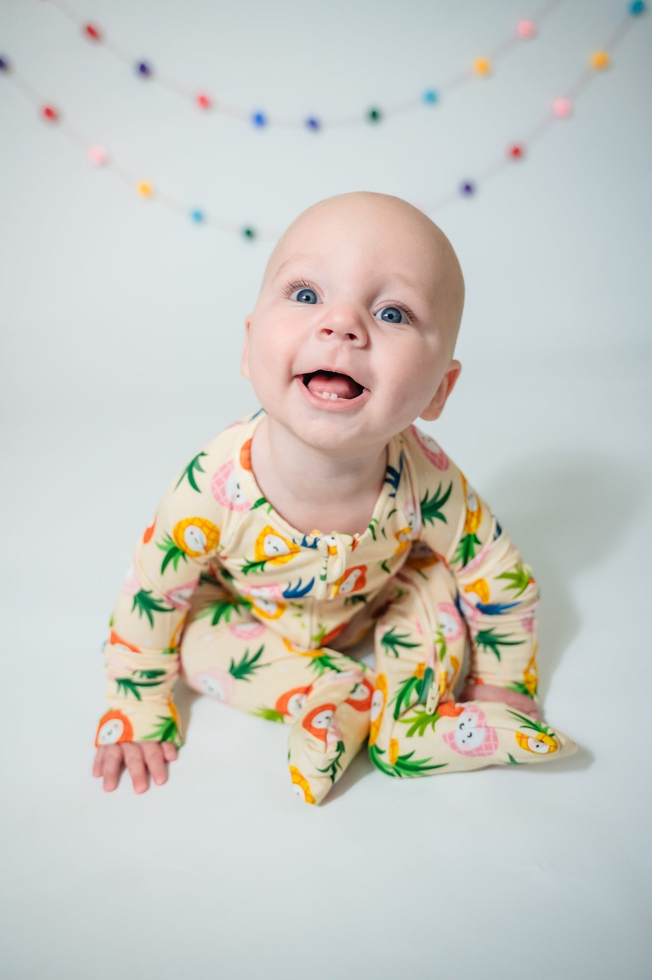 ZIP ROMPER - Kawaii Pineapple - Mack & Harvie