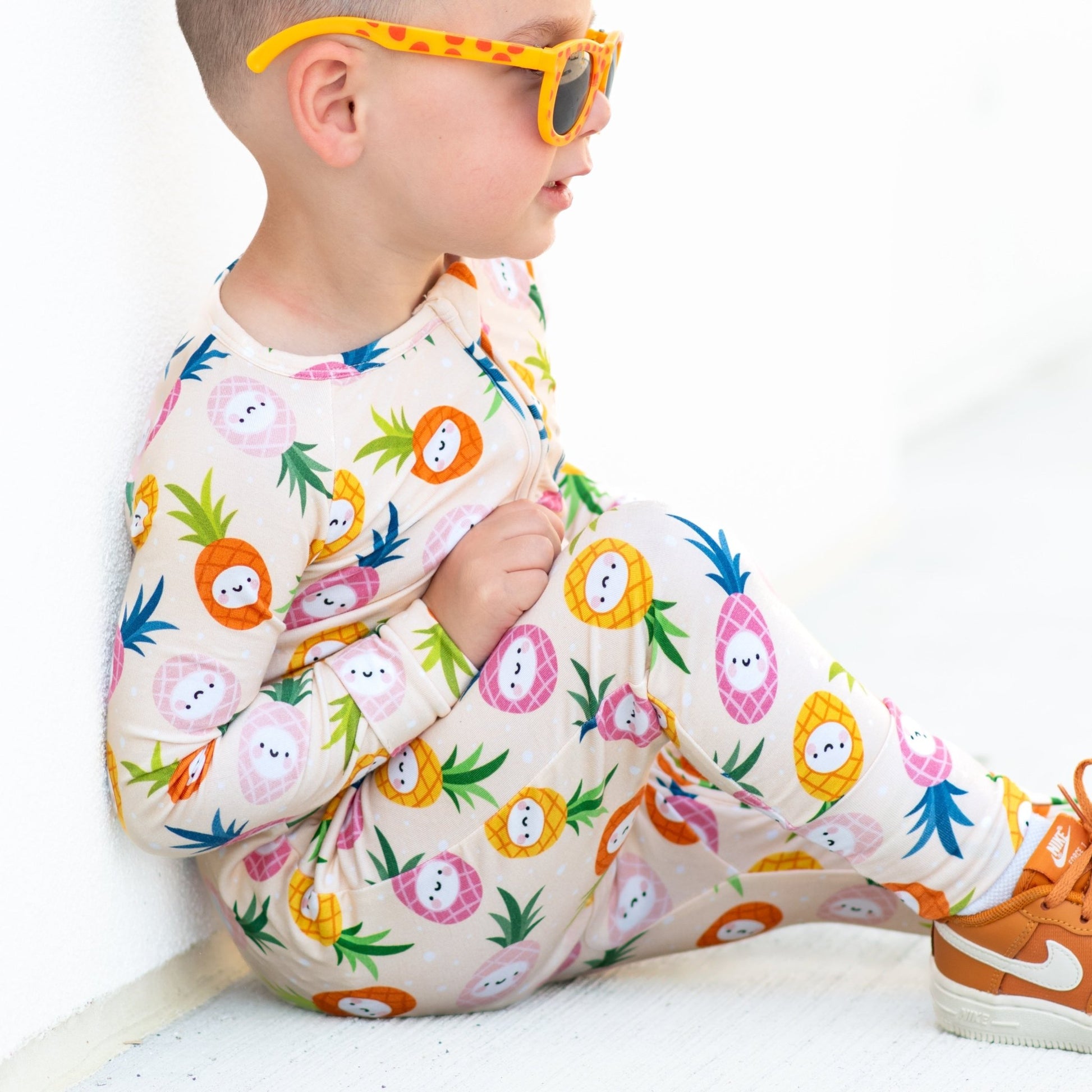 ZIP ROMPER - Kawaii Pineapple - Mack & Harvie
