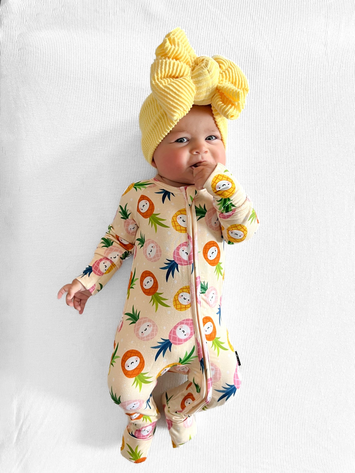 ZIP ROMPER - Kawaii Pineapple - Mack & Harvie