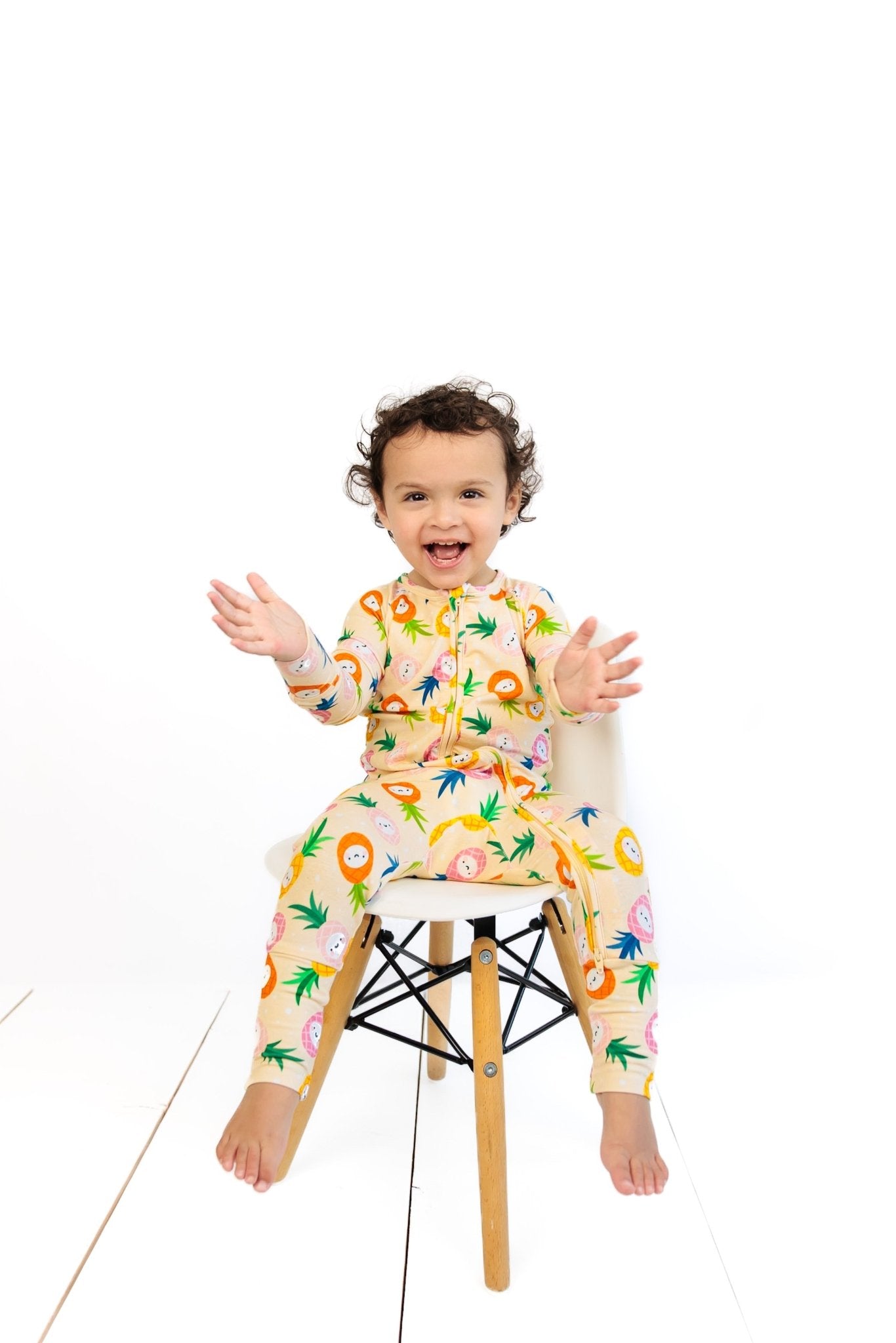 ZIP ROMPER - Kawaii Pineapple - Mack & Harvie