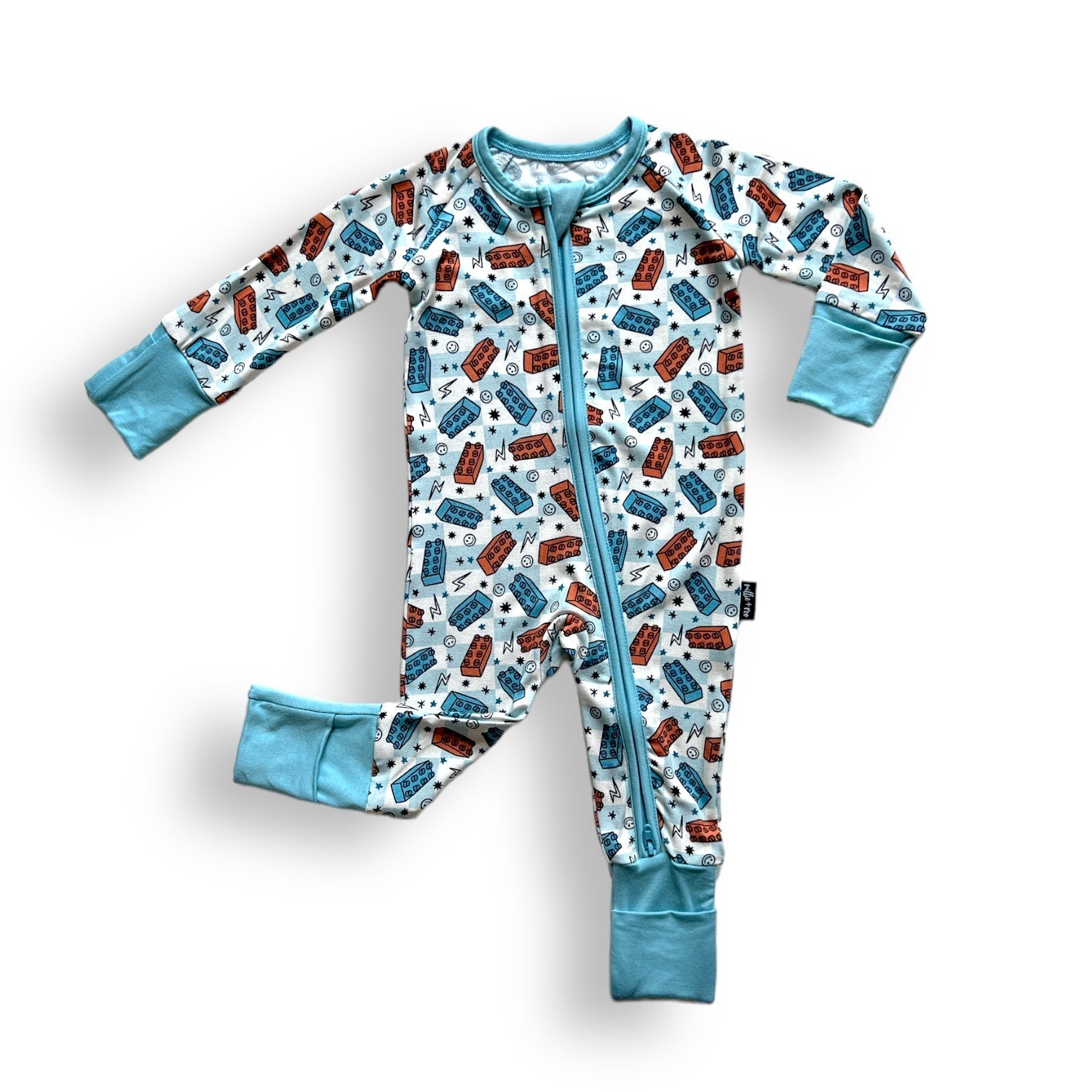 ZIP ROMPER - Legos - Mack & Harvie