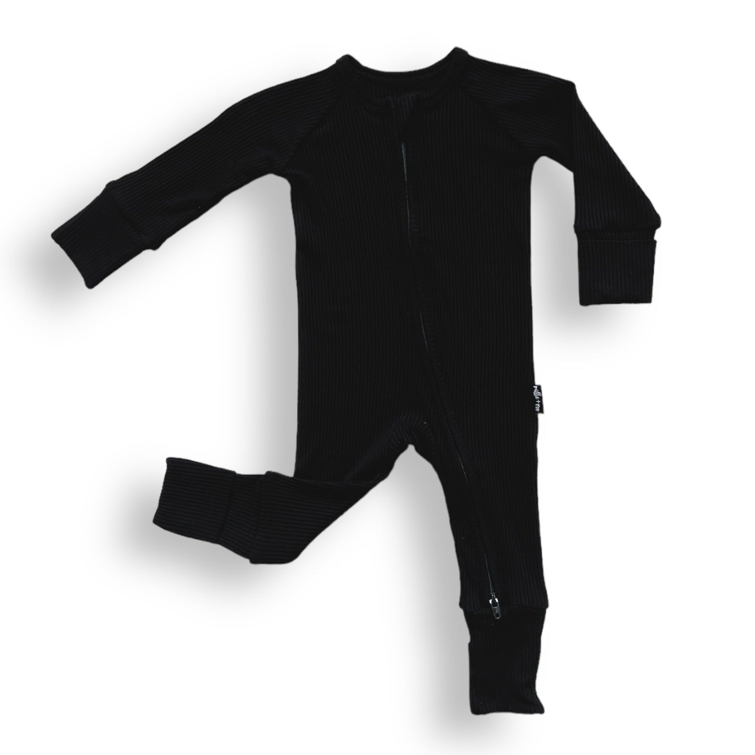 ZIP ROMPER - Midnight Ribbed - Mack & Harvie