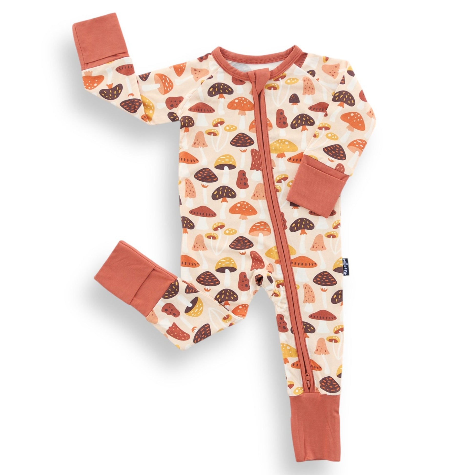 ZIP ROMPER - Mushrooms - Mack & Harvie