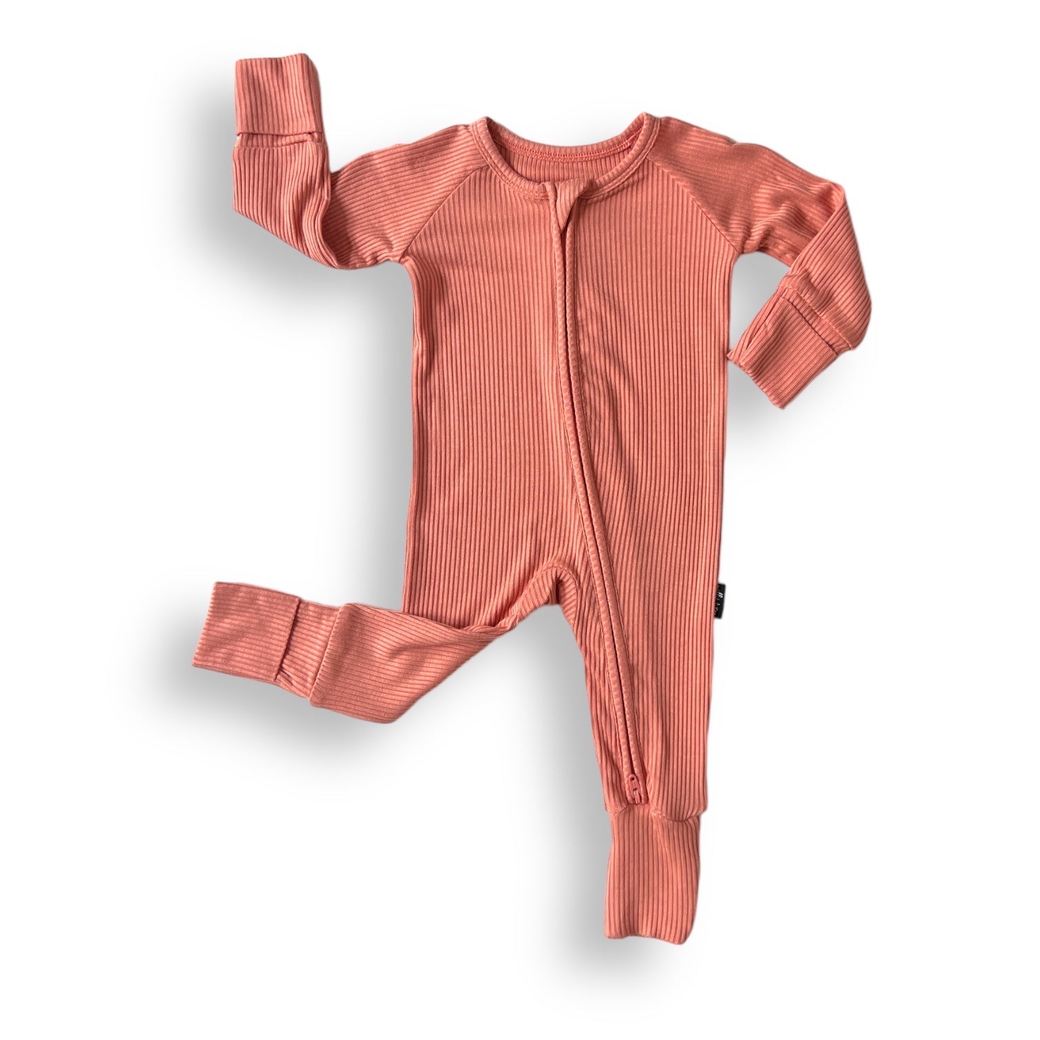 ZIP ROMPER - Red Rock Ribbed - Mack & Harvie