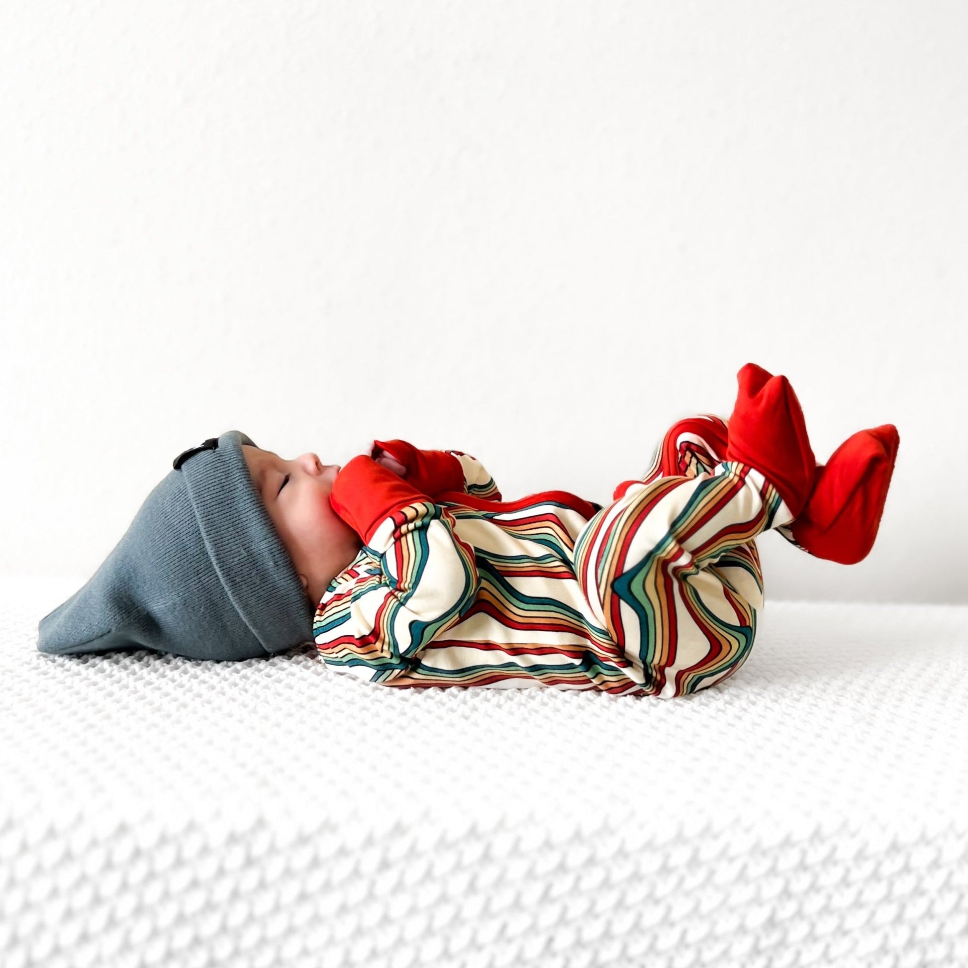 ZIP ROMPER - Retro Rainbow - Mack & Harvie