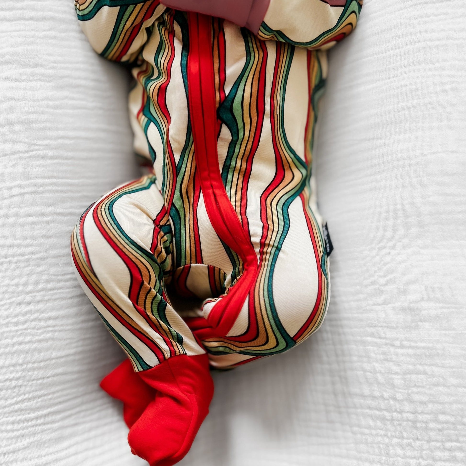ZIP ROMPER - Retro Rainbow - Mack & Harvie