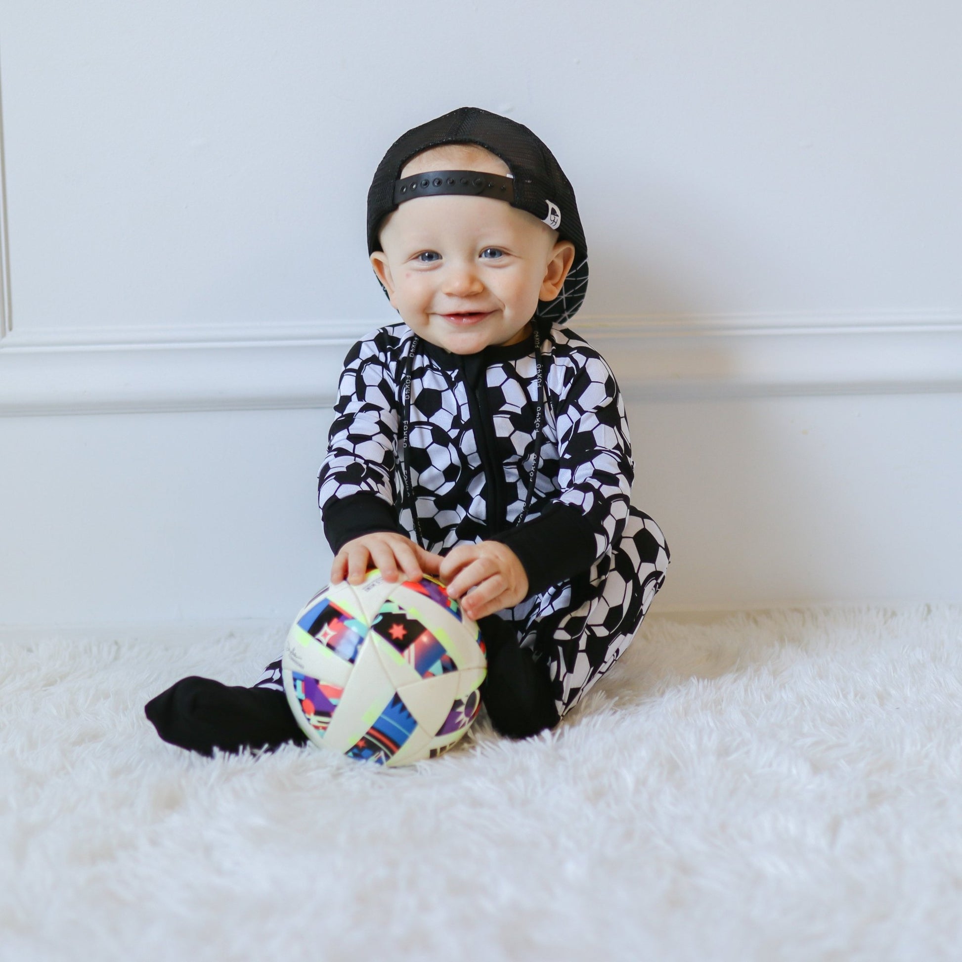 ZIP ROMPER - Soccer - Mack & Harvie