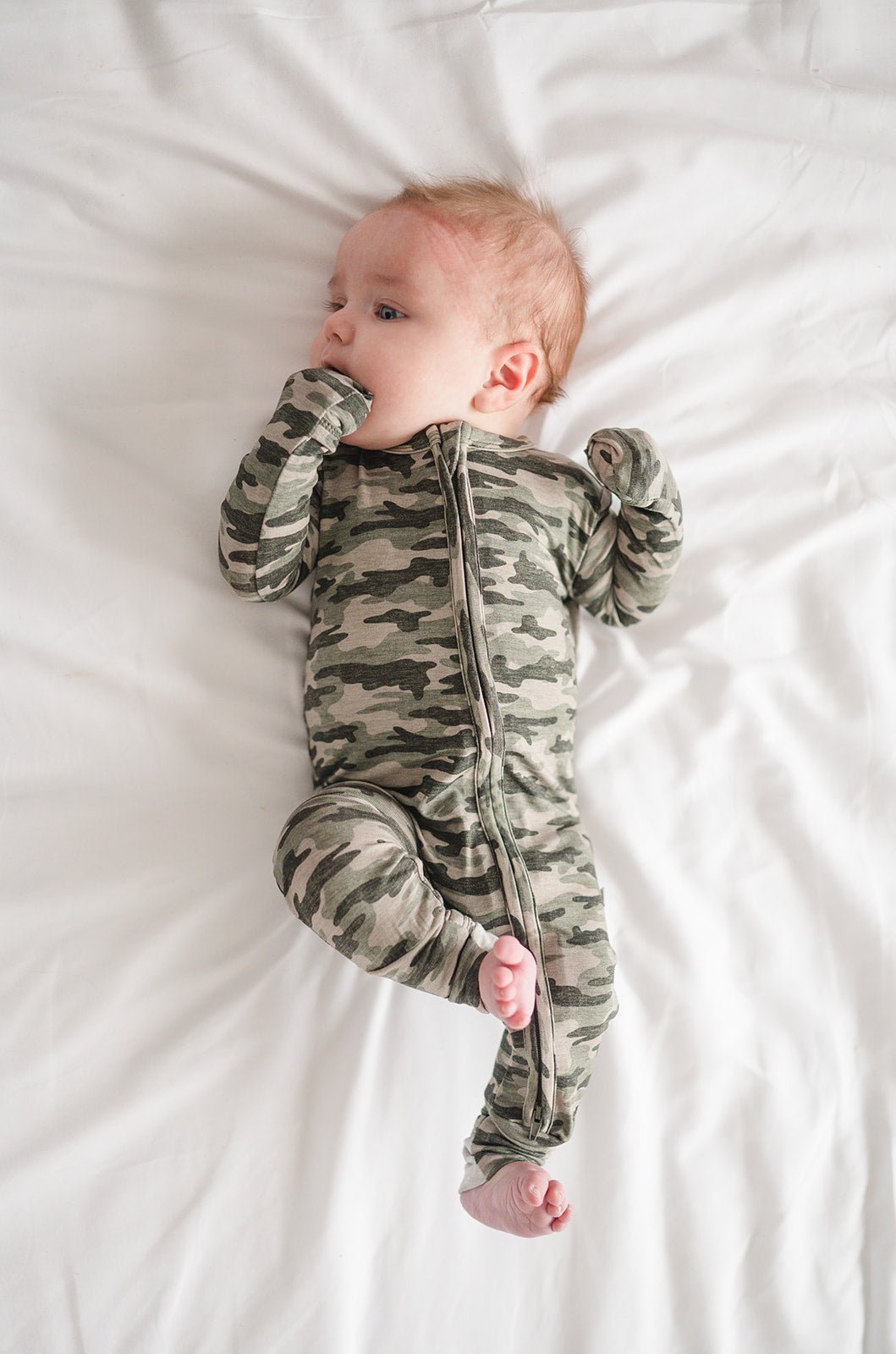 Zipper Romper - Camo - Mack & Harvie