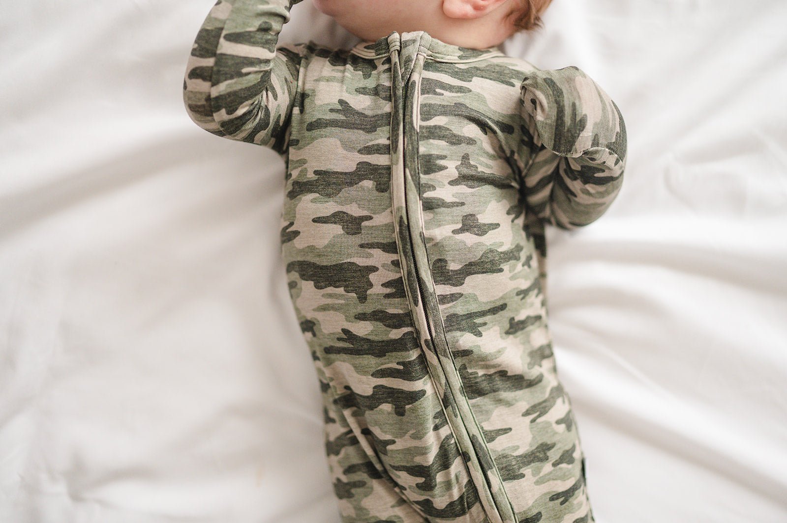 Zipper Romper - Camo - Mack & Harvie