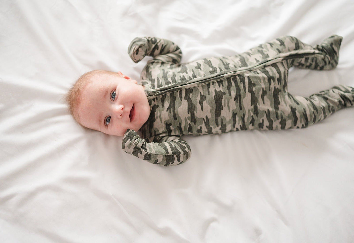 Zipper Romper - Camo - Mack & Harvie