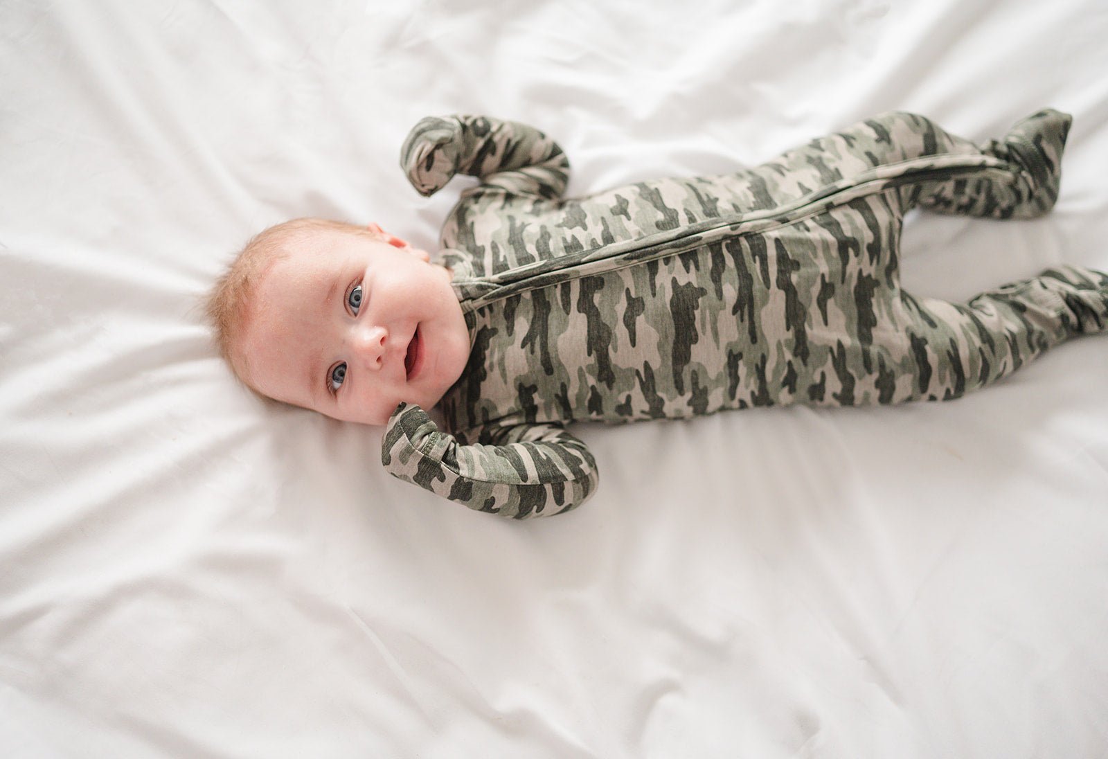 Zipper Romper - Camo - Mack & Harvie