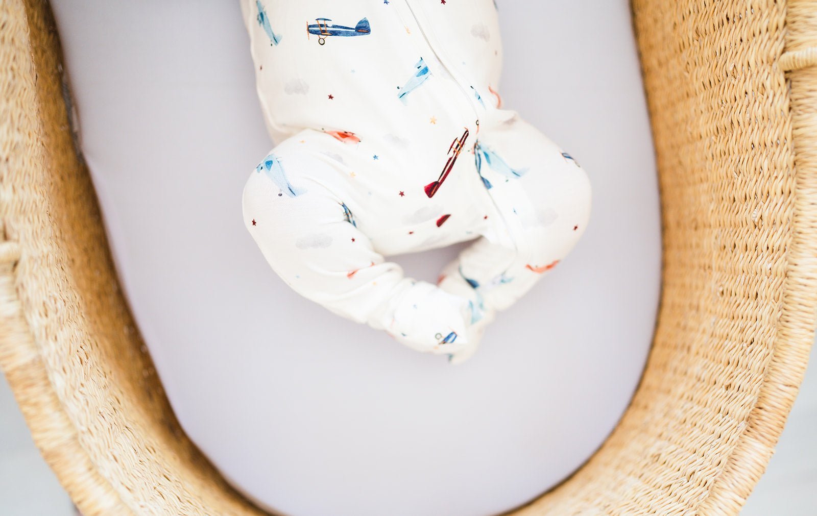 Zipper Romper - Vintage Airplane - Mack & Harvie