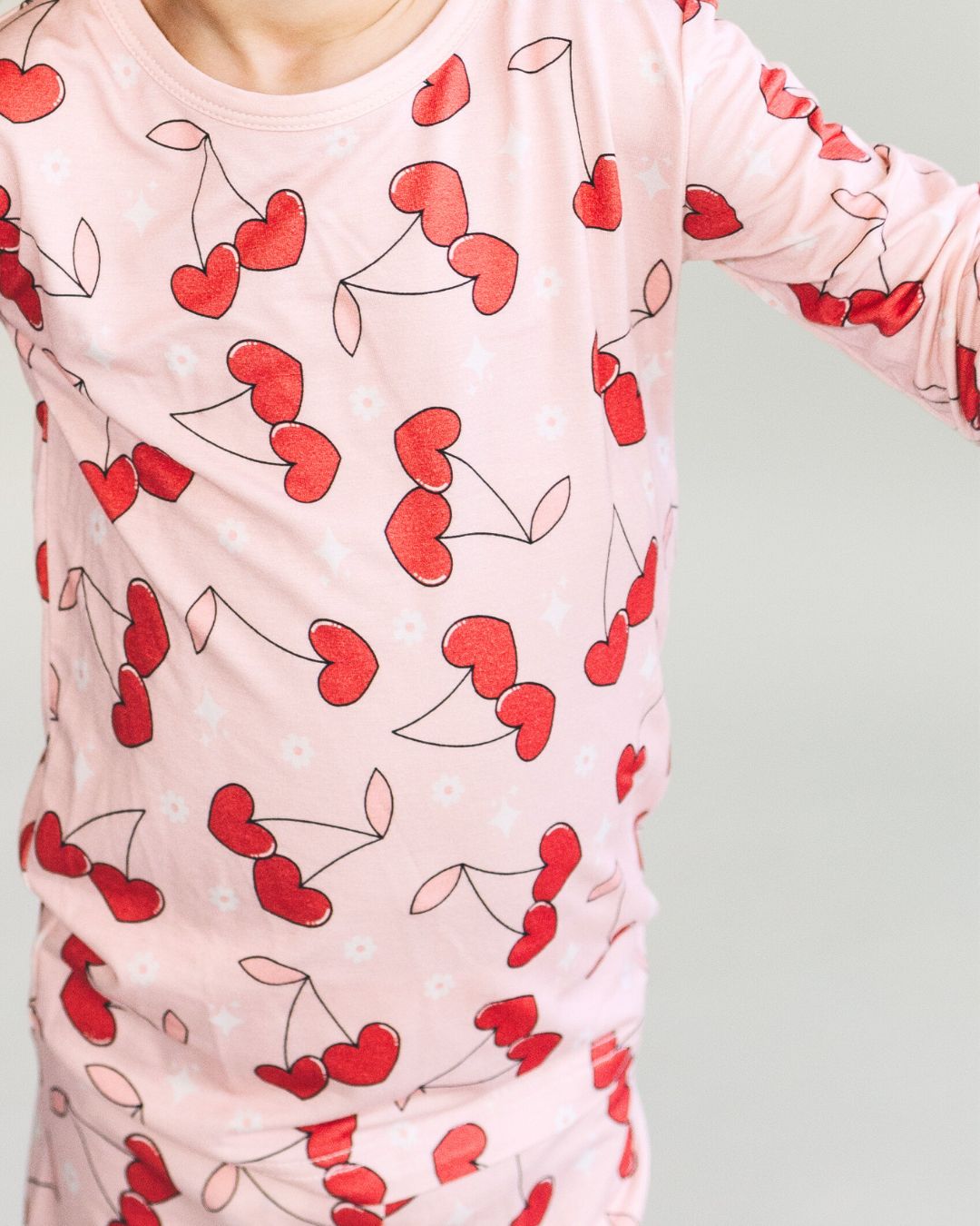 Bamboo Two Piece Set | Cherry Heart - Mack & Harvie
