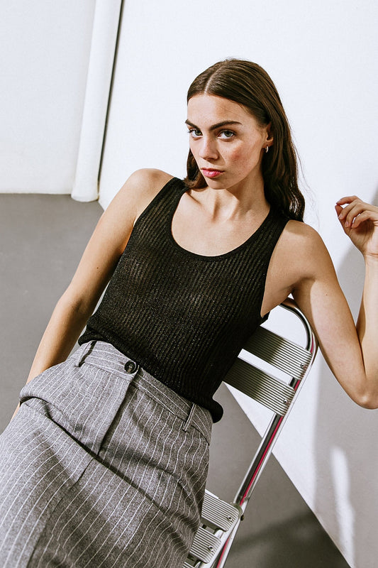 BLISSFUL LOVE WOVEN TANK TOP - Mack & Harvie
