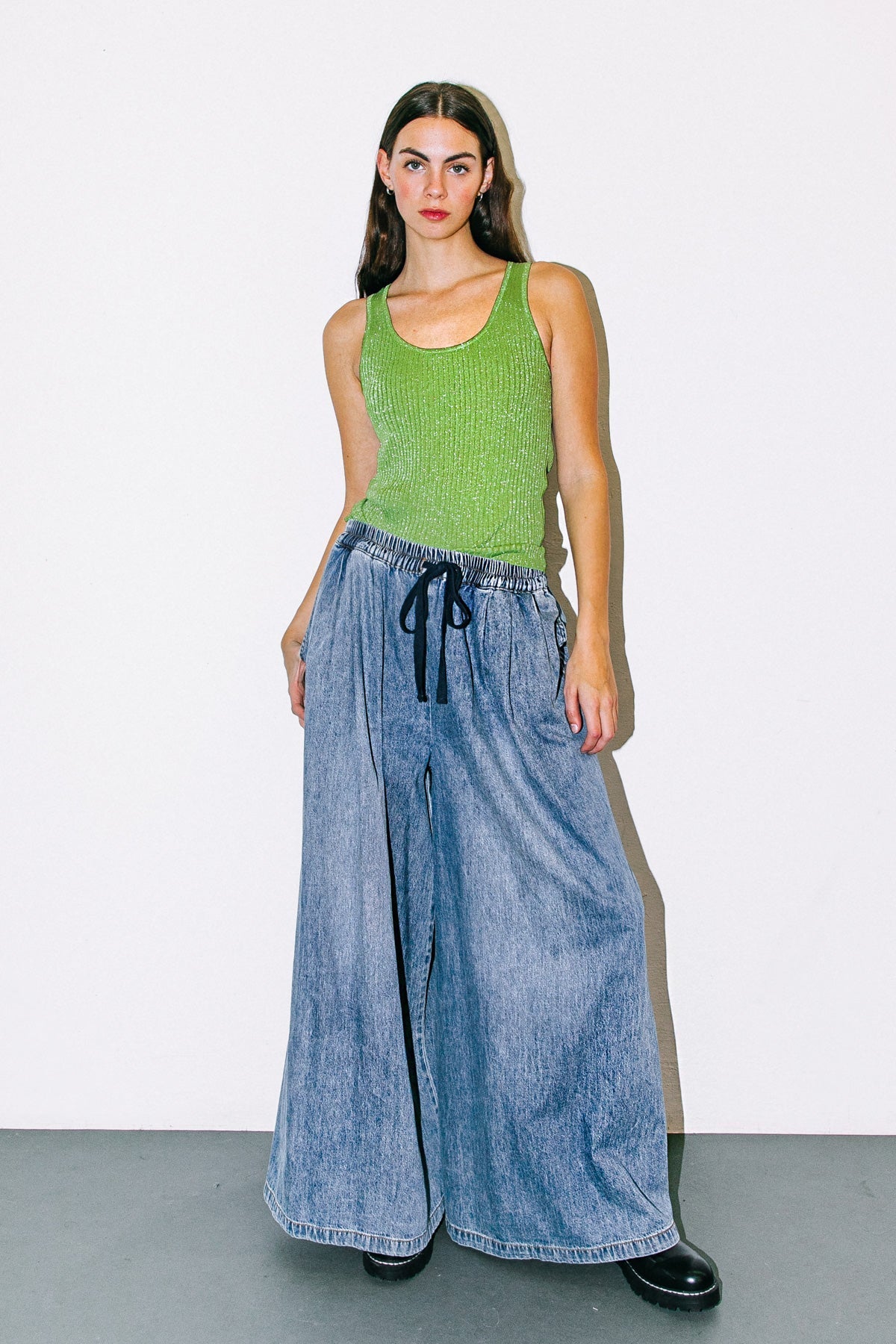 BLISSFUL LOVE WOVEN TANK TOP - Mack & Harvie