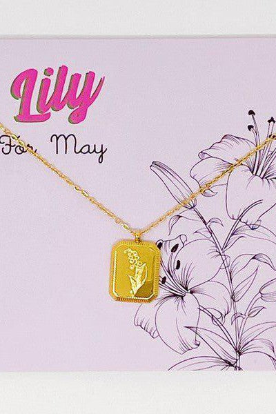 Blooming Birth Month Necklace - Mack & Harvie